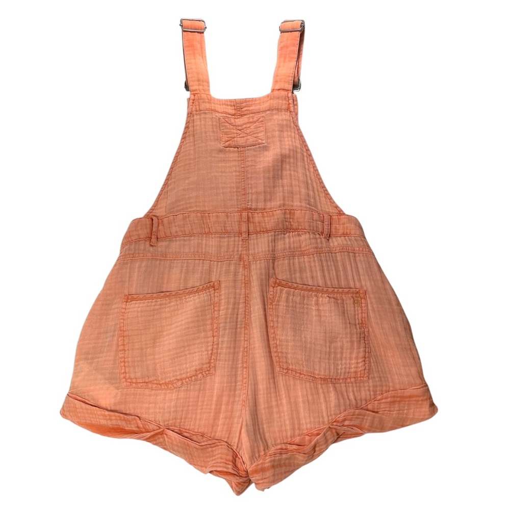 NWT Anthropologie Pilcro Gauze Micro Overalls - peach - Size 8 - Picture 12 of 12